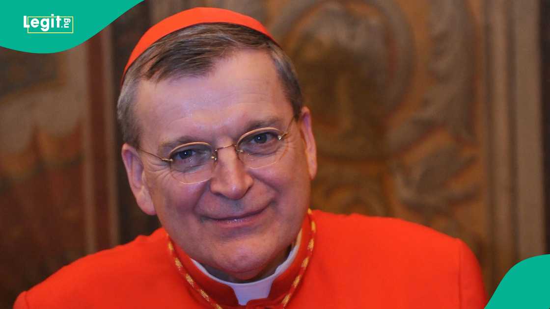 Cardinal Raymond Burke, the former archbishop of St Louis.