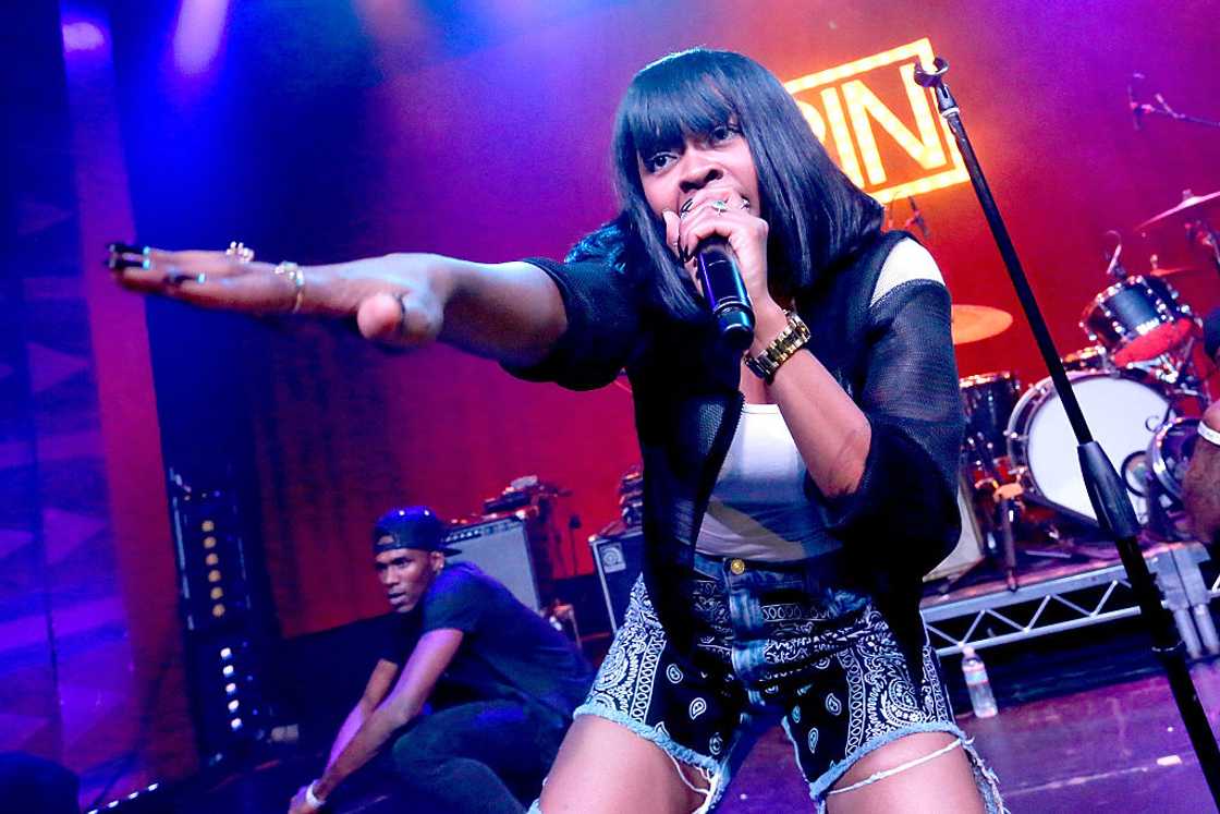Rapper Tink performs at the Regent Theatre Rapper Tink performs at the Regent Theatre