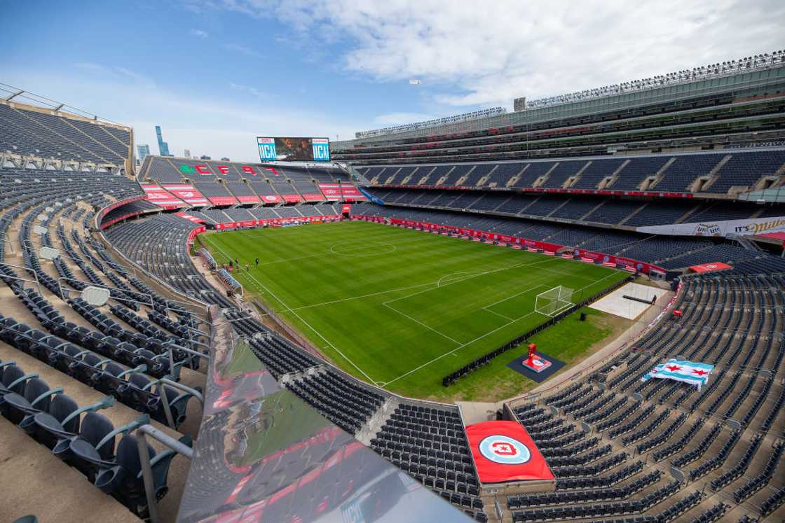 Interior section of Soldier Field