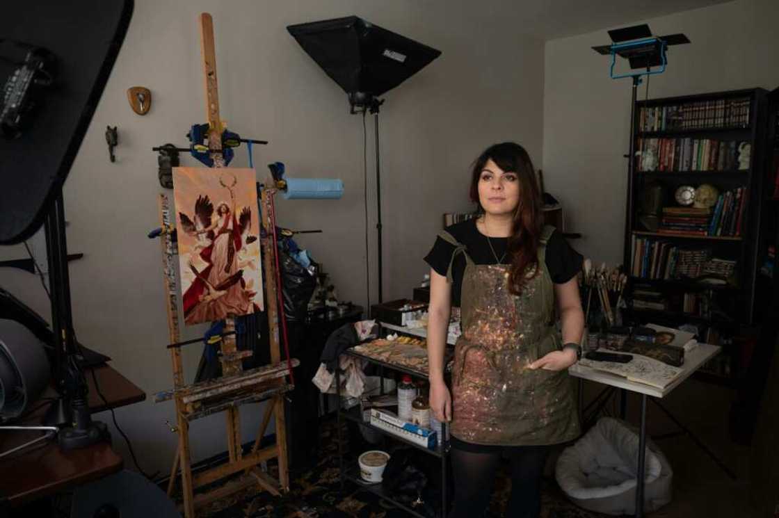 Artists such as Karla Ortiz in San Francisco, California, are seeking technical and legal ways to protect their styles as artificial intelligence 'learns' to copy works found online Artists such as Karla Ortiz in San Francisco, California, are seeking technical and legal ways to protect their styles as artificial intelligence 'learns' to copy works found online