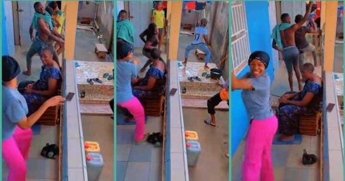 Six siblings dance energetically for mum in sweet video Six siblings dance energetically for mum in sweet video