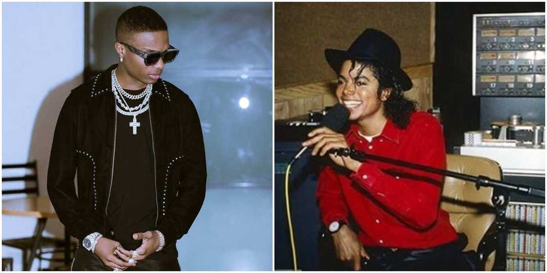 Wizkid records in Michael Jackson's studio Wizkid records in Michael Jackson's studio