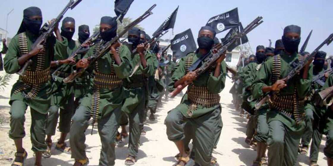 ‘Yan ta’addan Boko Haram a jihar Borno ‘Yan ta’addan Boko Haram a jihar Borno