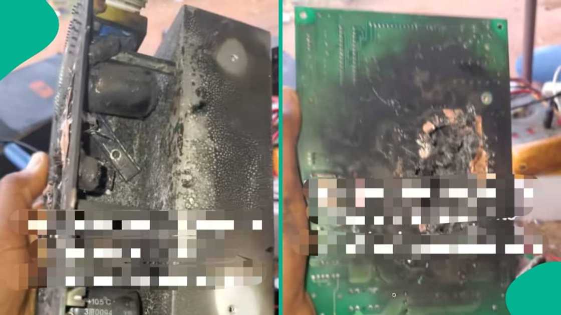 Nigerian man reveals heavy damage to solar system after storm Nigerian man reveals heavy damage to solar system after storm