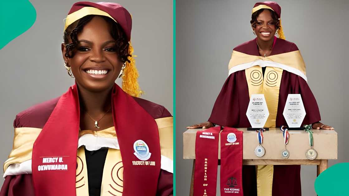 Young lady goes viral after graduating top of her class in UNILAG Law Young lady goes viral after graduating top of her class in UNILAG Law