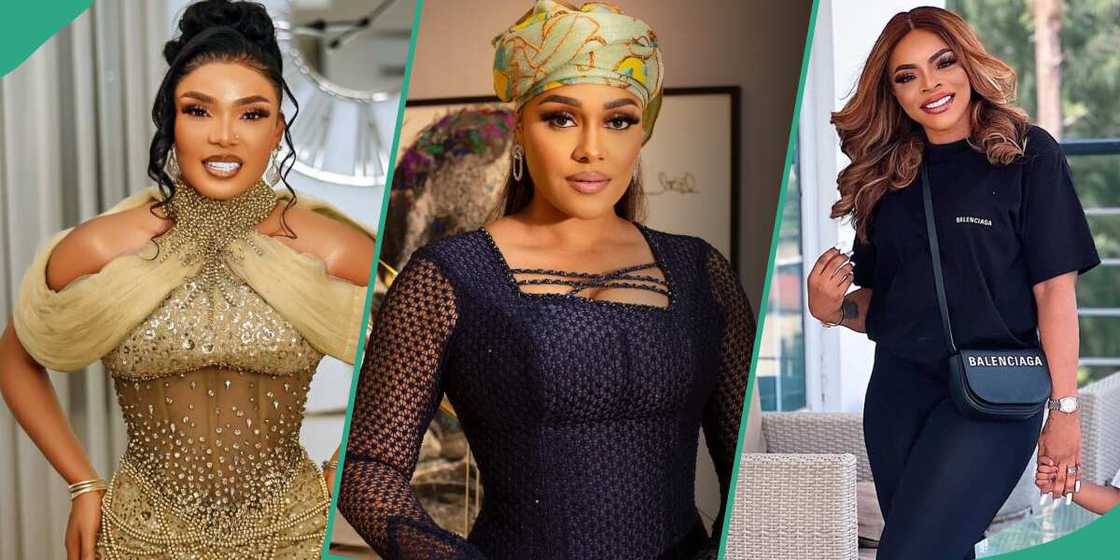 Photos of Iyabo Ojo, Tania Omotayo, and Laura Ikeji