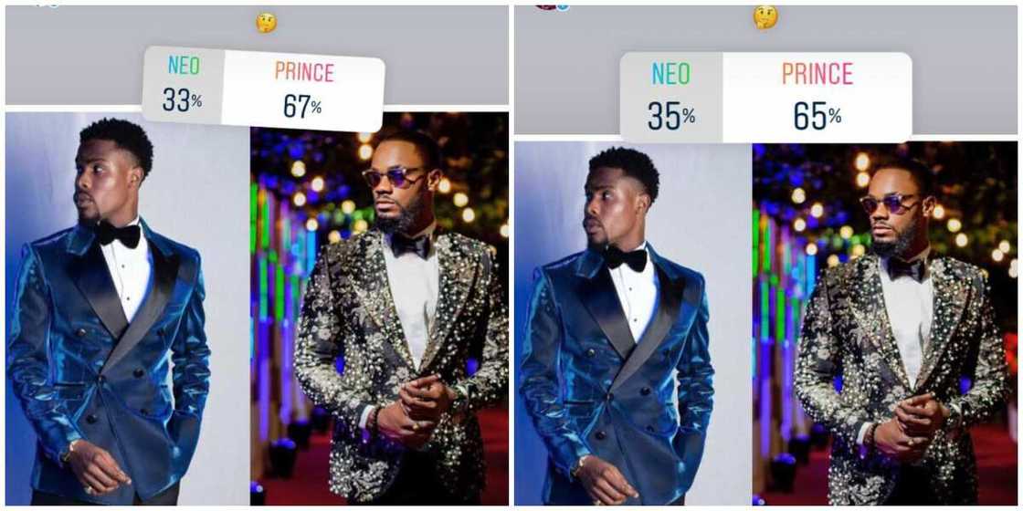 Screenshots of the voting polls. Screenshots of the voting polls.