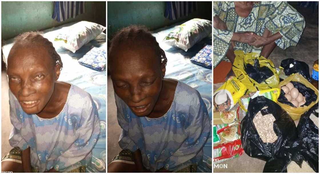 Mama Mulikat Sofiu given a helping hand by Nigerians. Mama Mulikat Sofiu given a helping hand by Nigerians.