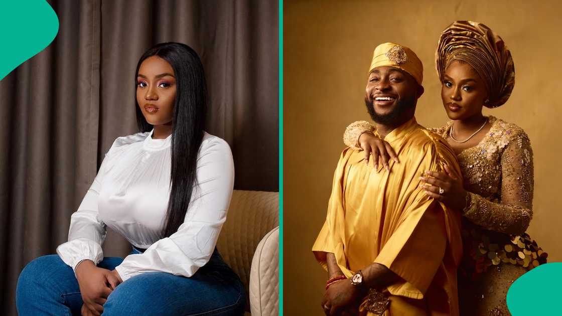 Davido's Chioma shares her curvy waist