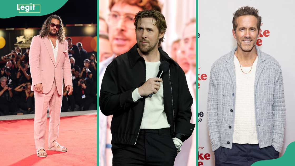 Jason Momoa, Ryan Gosling, and Ryan Reynolds are among the hottest male celebrities Jason Momoa, Ryan Gosling, and Ryan Reynolds are among the hottest male celebrities