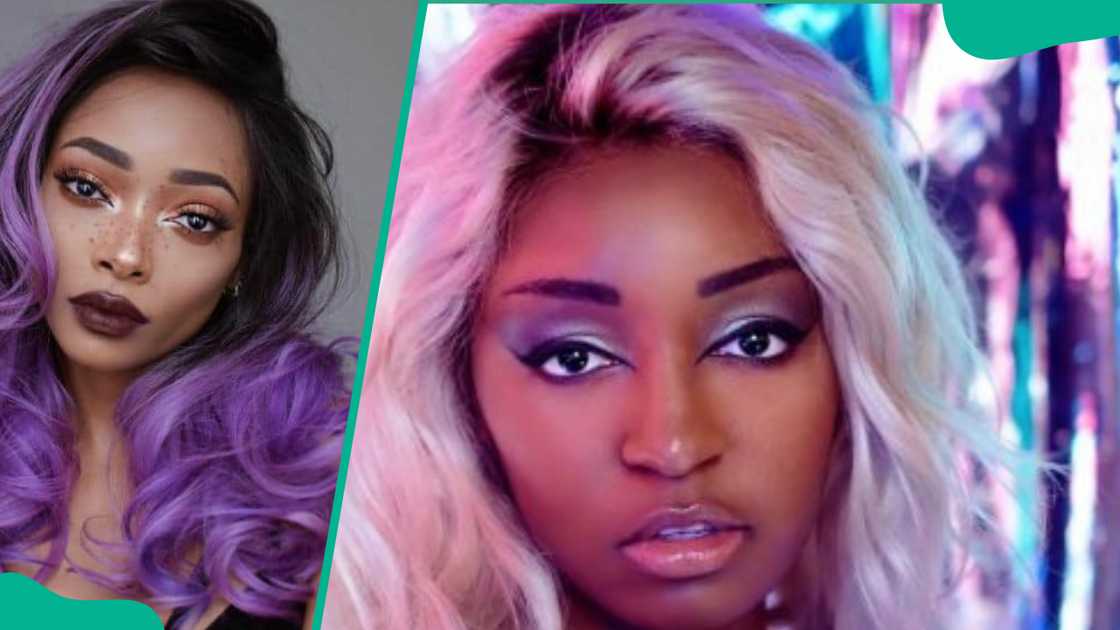 Purple hair colours Purple hair colours