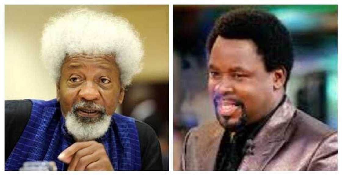 Soyinka finally reveals alleged cause of TB Joshua's church collapse in 2014