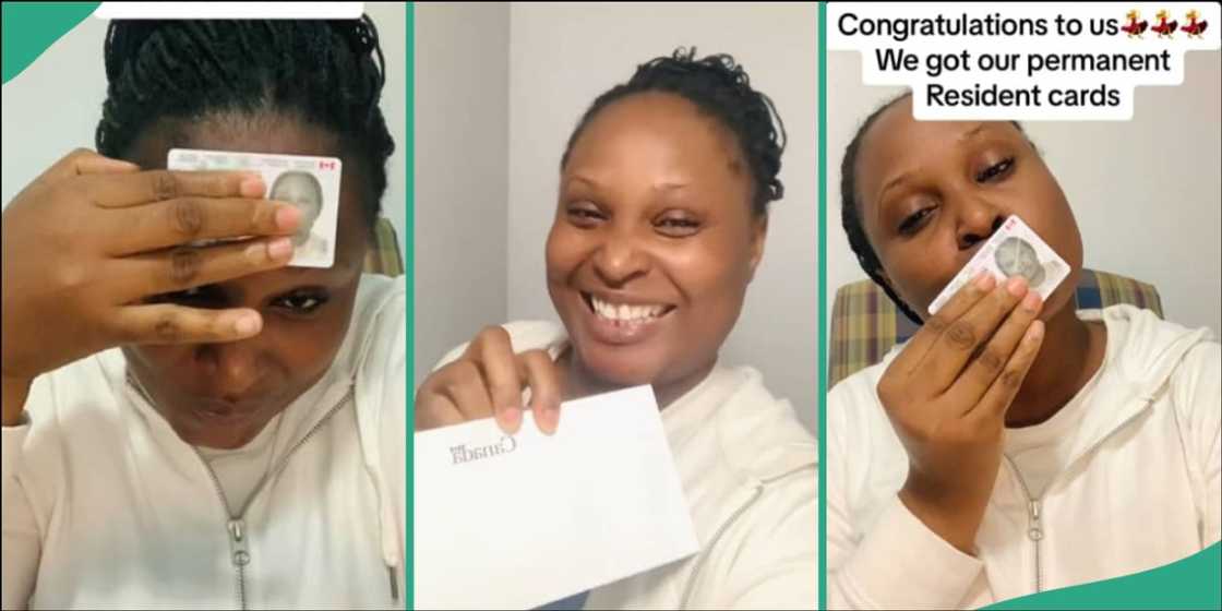 Family gets permanent residency cards Family gets permanent residency cards