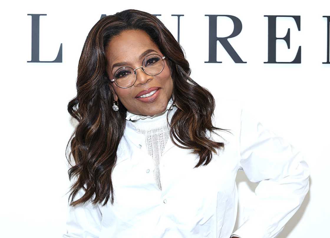 Oprah Winfrey pose at the 2025 New York Fashion Week