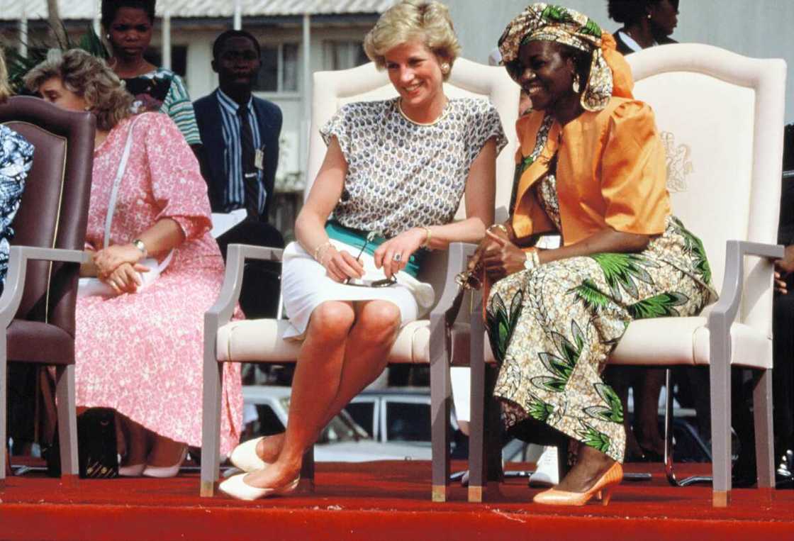 Maryam Babangida and Princess Diana Maryam Babangida and Princess Diana