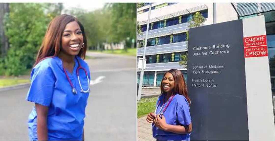 Olamide Dada graduated from Cardiff University in the United Kingdom Olamide Dada graduated from Cardiff University in the United Kingdom