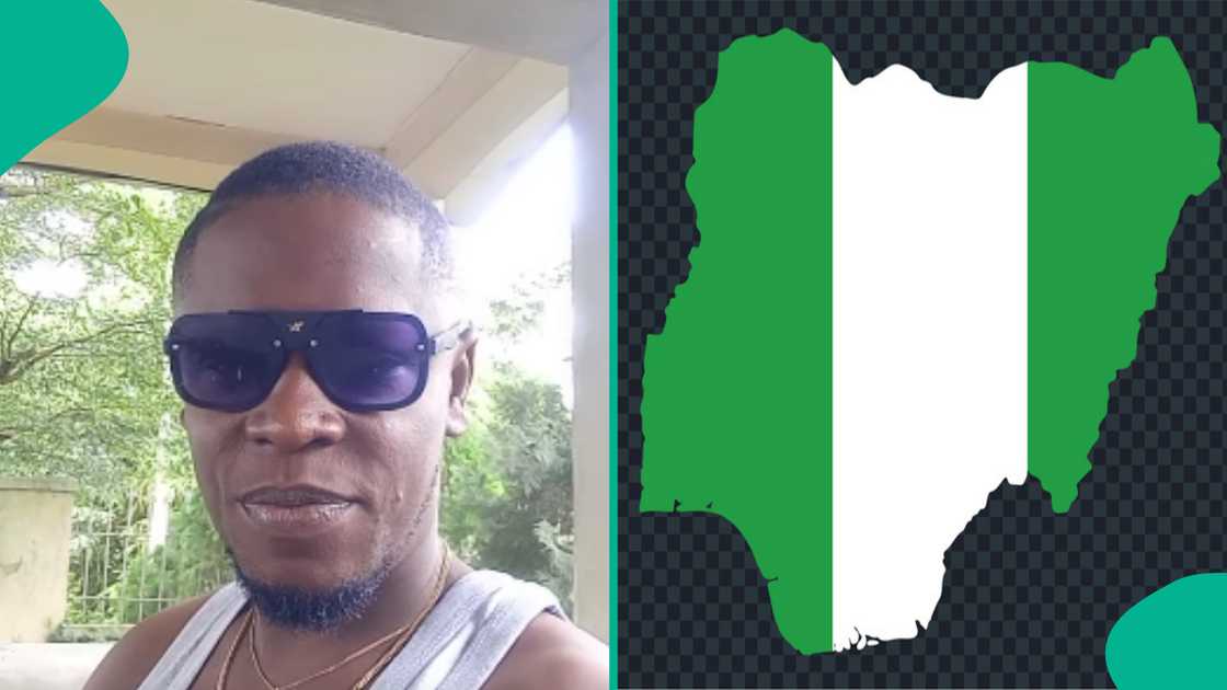 Man reacts to proposed creation of new states. Man reacts to proposed creation of new states.