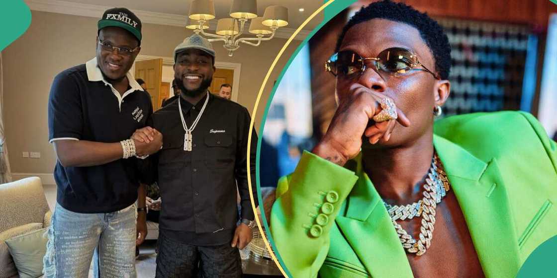 Pastor Tobi coonverses with Davido.