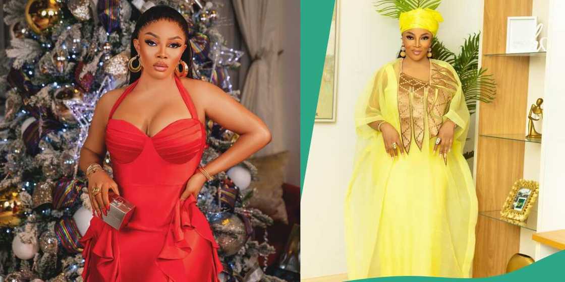 Toke Makinwa looks good in red outfit. Source: @tokemakinwa/Instagram Toke Makinwa looks good in red outfit. Source: @tokemakinwa/Instagram