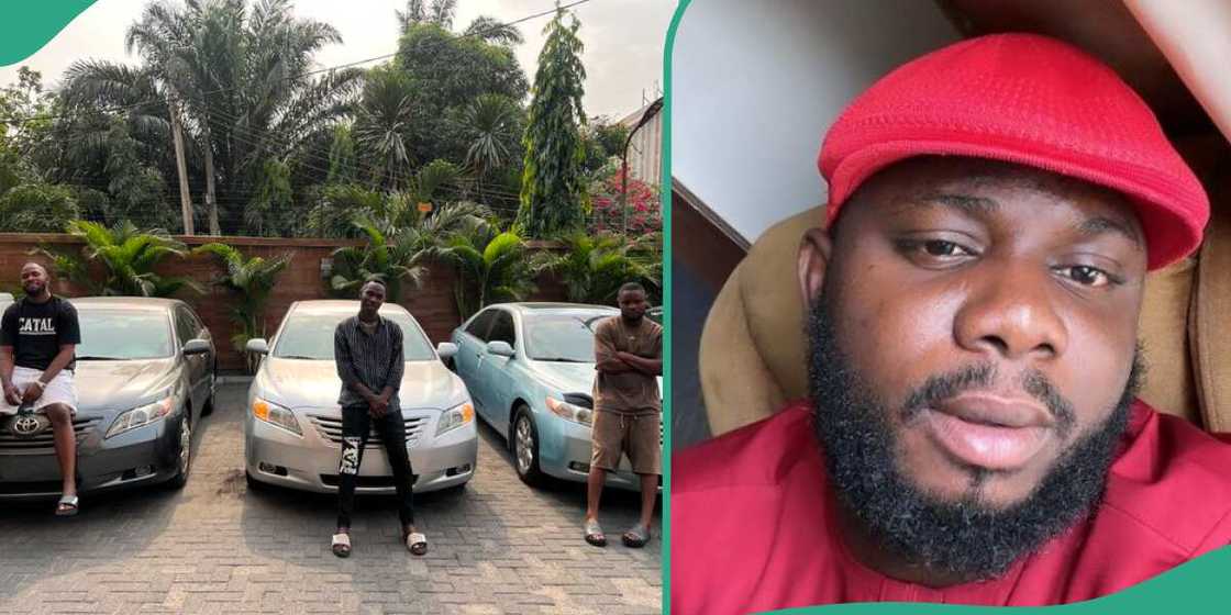 Man causes stir as he makes big observation about viral photo of Sabinus boys with cars Man causes stir as he makes big observation about viral photo of Sabinus boys with cars