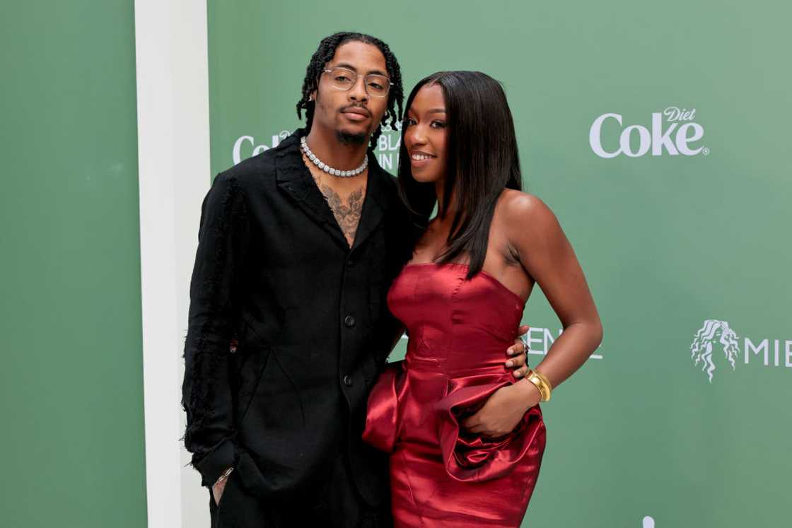 Kordell Beckham and Serena Page in Los Angeles, California.