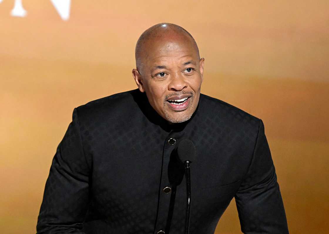 Dr. Dre in Los Angeles, California. Dr. Dre in Los Angeles, California.