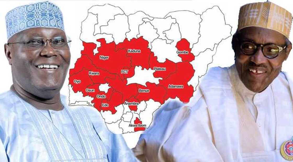 Jihohi 15 da za su rinjayar da sakamakon zaben 2019 Jihohi 15 da za su rinjayar da sakamakon zaben 2019