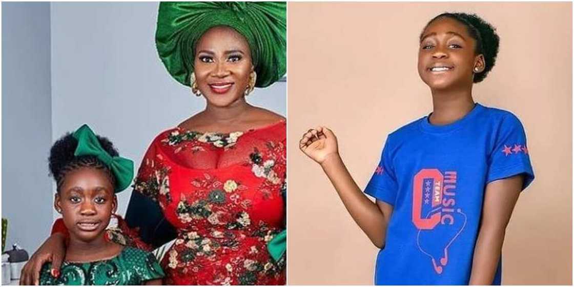 Mercy Johnson and her daughter Purity Mercy Johnson and her daughter Purity