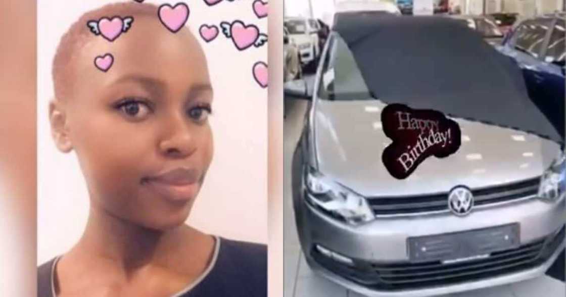 Young lady gifts herself brand new car as birthday gift, says she doesn't date guys who don't drive Young lady gifts herself brand new car as birthday gift, says she doesn't date guys who don't drive