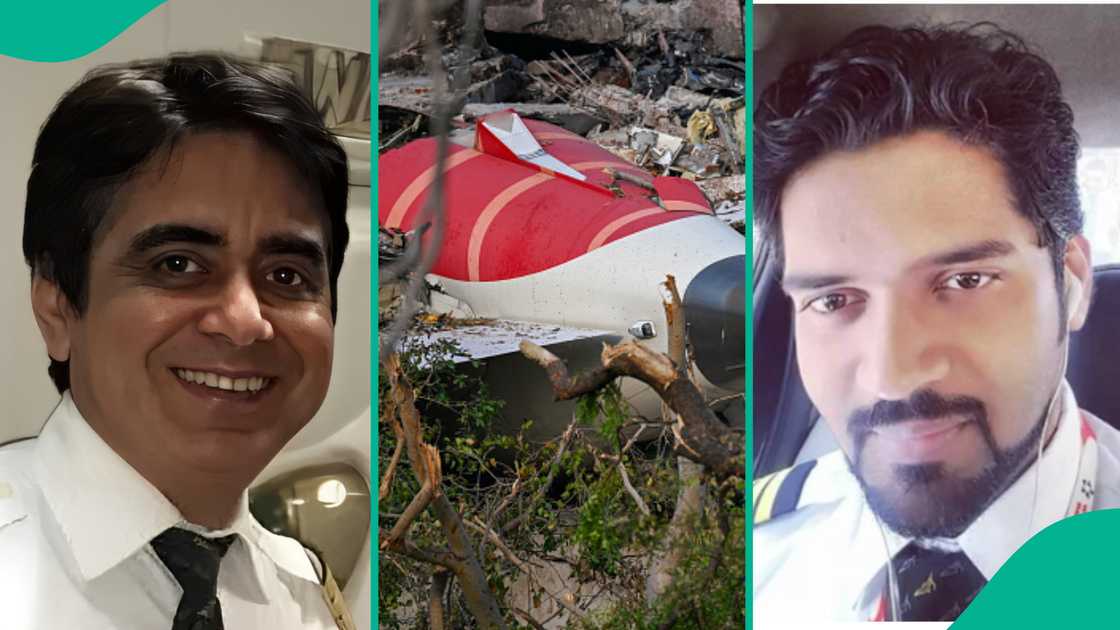 Pilots of the Air India plane that crashed. Pilots of the Air India plane that crashed.