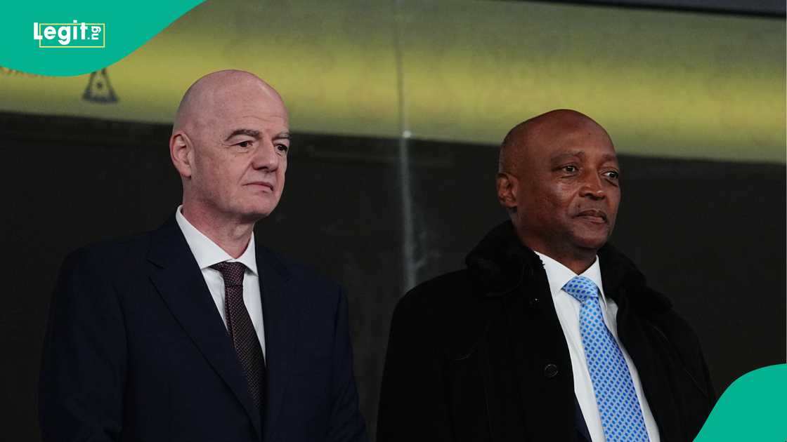 Gianni Infantino, Patrice Motsepe, South Africa, AFCON 2025, Morocco. Gianni Infantino, Patrice Motsepe, South Africa, AFCON 2025, Morocco.