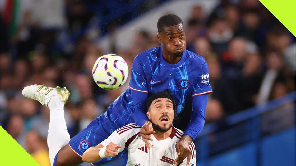 Tosin Adarabioyo in action for Chelsea