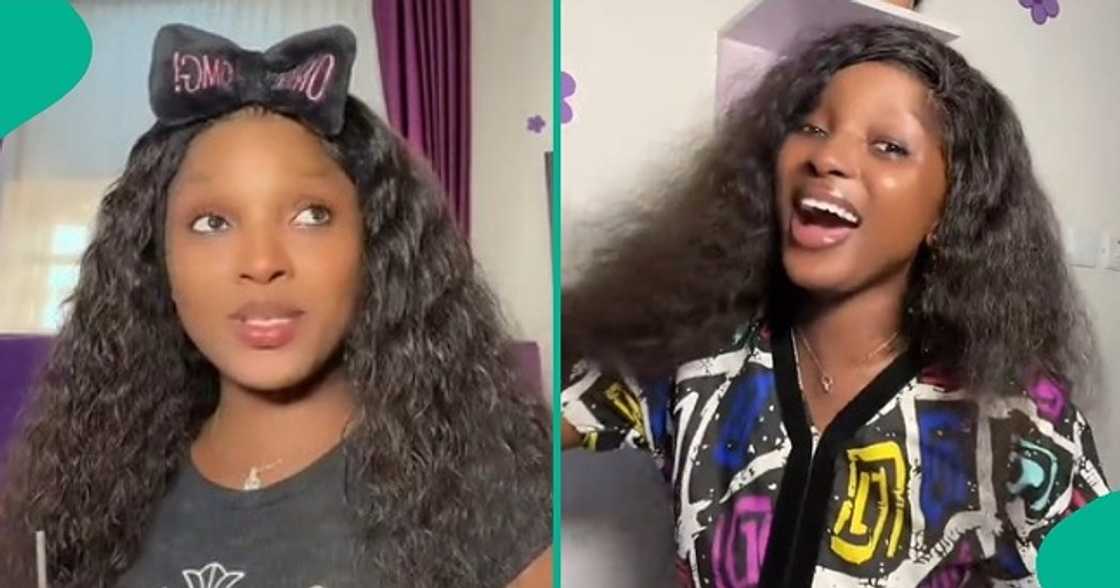 Woman who won a custody battle with her ex dances happily in the bedroom over good news. Woman who won a custody battle with her ex dances happily in the bedroom over good news.