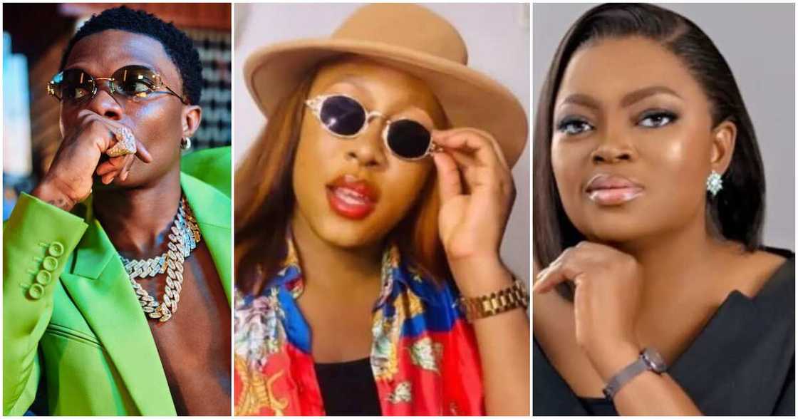 Wizkid, Cynthia Morgan, Funke Akindele Wizkid, Cynthia Morgan, Funke Akindele