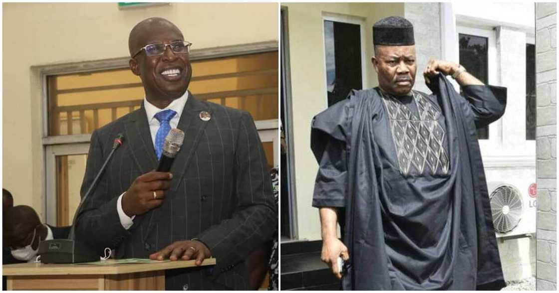 NDDC Board: Buhari's Minister Finally Breaks Silence on Alleged Rift with Akpabio NDDC Board: Buhari's Minister Finally Breaks Silence on Alleged Rift with Akpabio