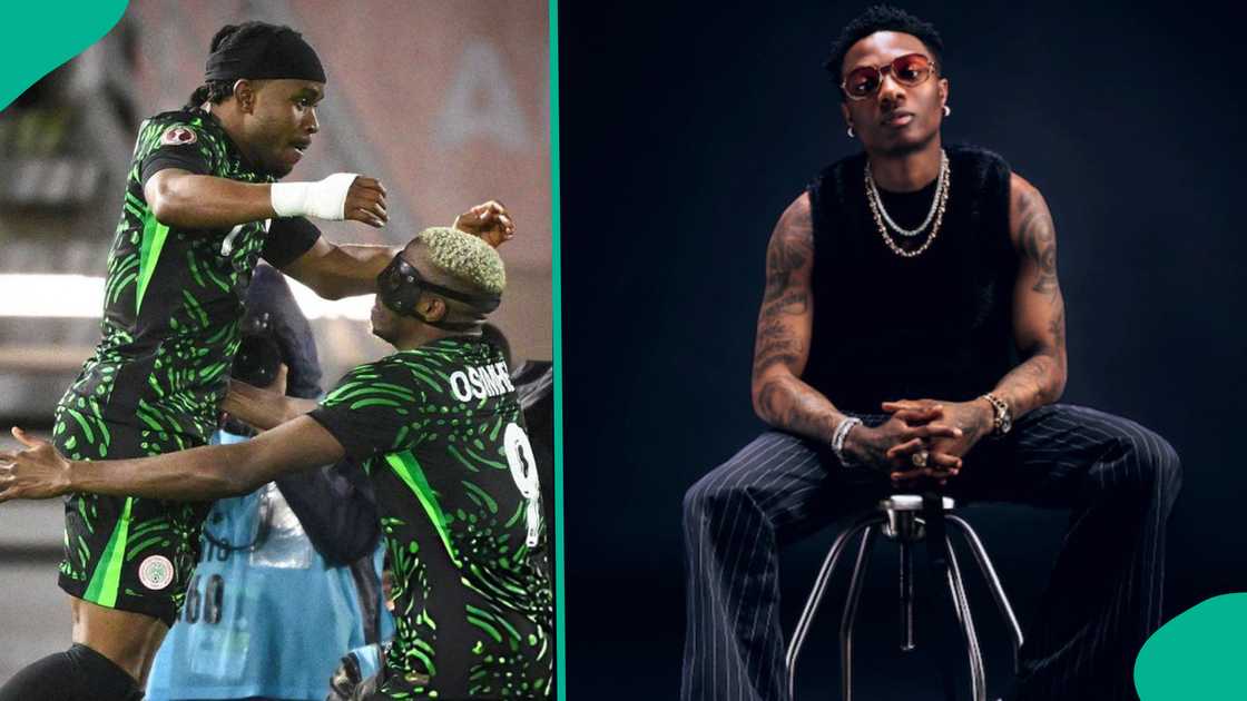 Super Eagles winger Ademola Lookman shares an Instagram post celebrating his bond with Victor Osimhen using Wizkid’s “Blessed,” hours after their tense AFCON clash, sparking reactions online.