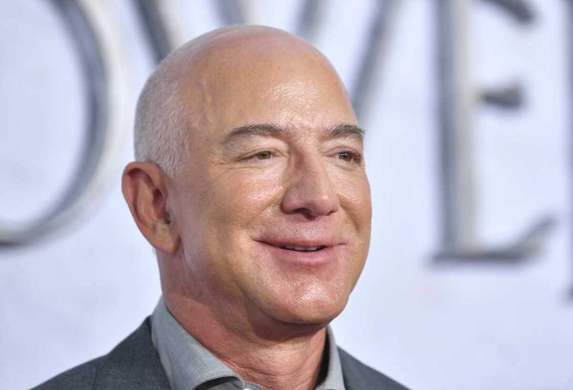 Jeff Bezos, Executive Chairman of Amazon, attends the Los Angeles premiere of Amazon Prime Video's "The Lord of The Rings: The Rings of Power" at The Culver Studios