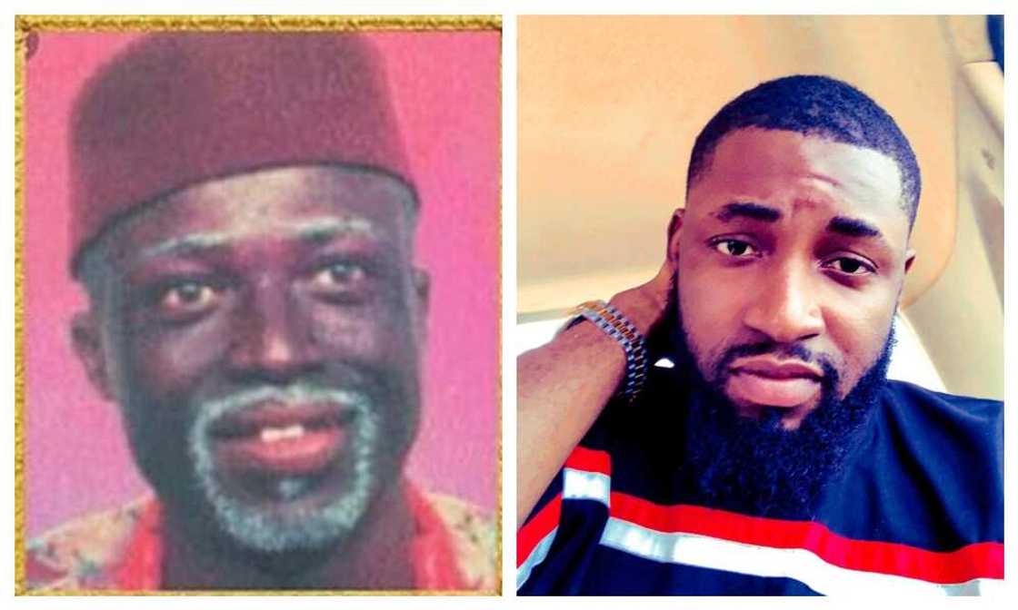 Baba Alaran and his son Deji Baba Alaran and his son Deji