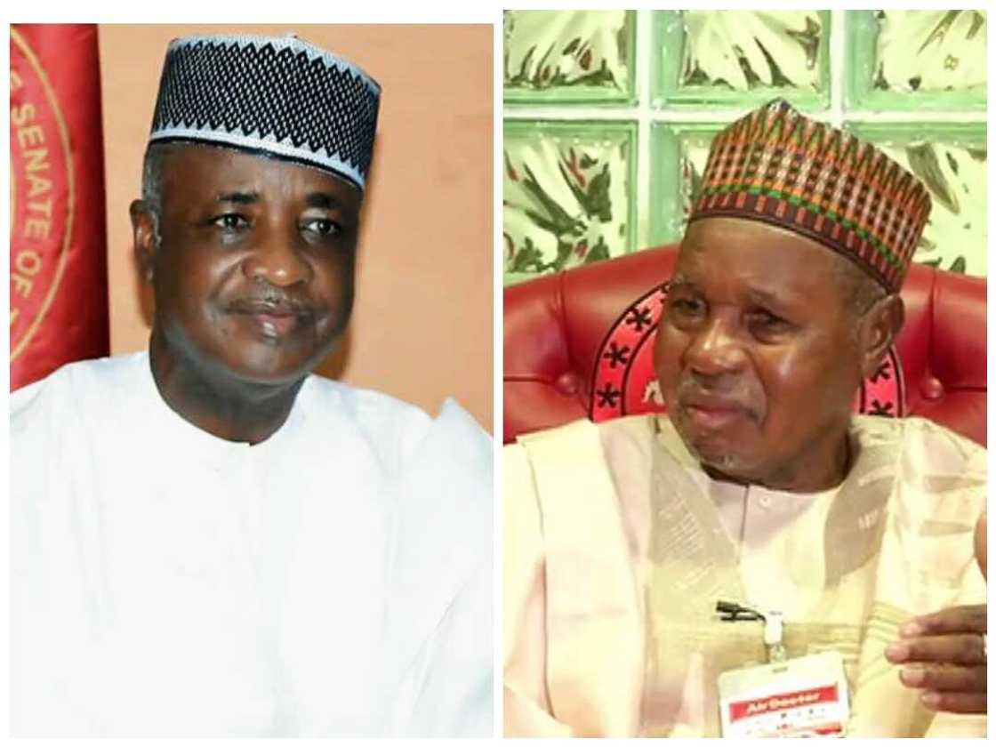 Sanata Wamakko da gwamna Masari. Sanata Wamakko da gwamna Masari.