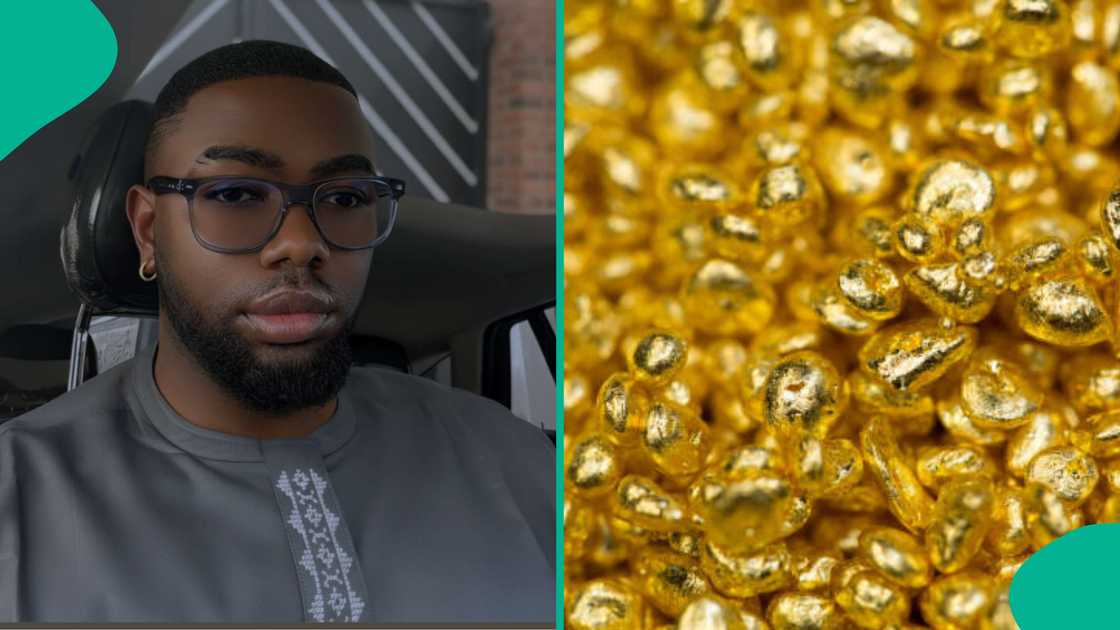Nigerian man cries out after purchasing gold and attempting to resell. Nigerian man cries out after purchasing gold and attempting to resell.