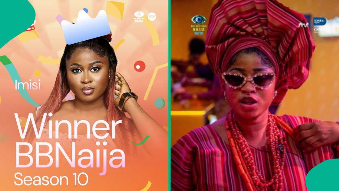 Imisi wins BBN season 10, Dede emerges 1st runner up. Imisi wins BBN season 10, Dede emerges 1st runner up.