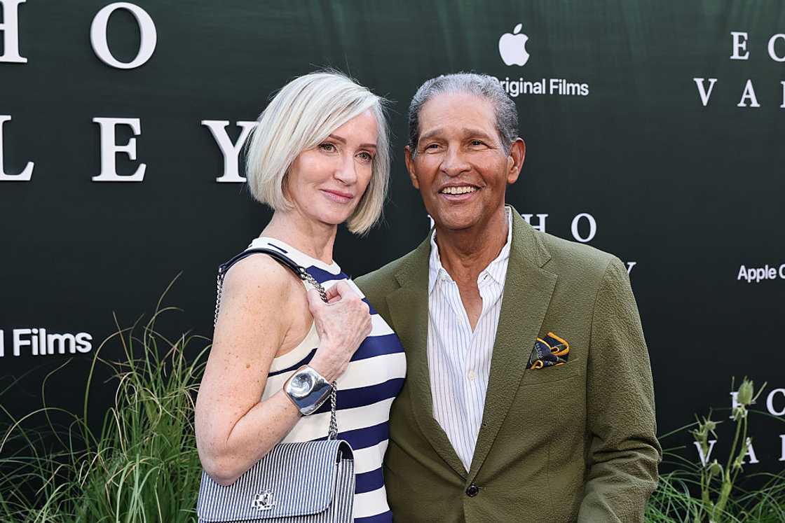 Hilary Gumbel and Bryant Gumbel in New York City Hilary Gumbel and Bryant Gumbel in New York City