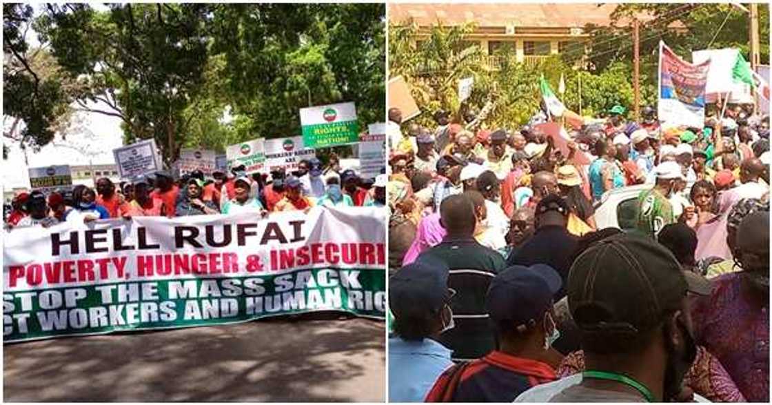 Commotion in Kaduna as 100 armed thugs invade NLC office Commotion in Kaduna as 100 armed thugs invade NLC office