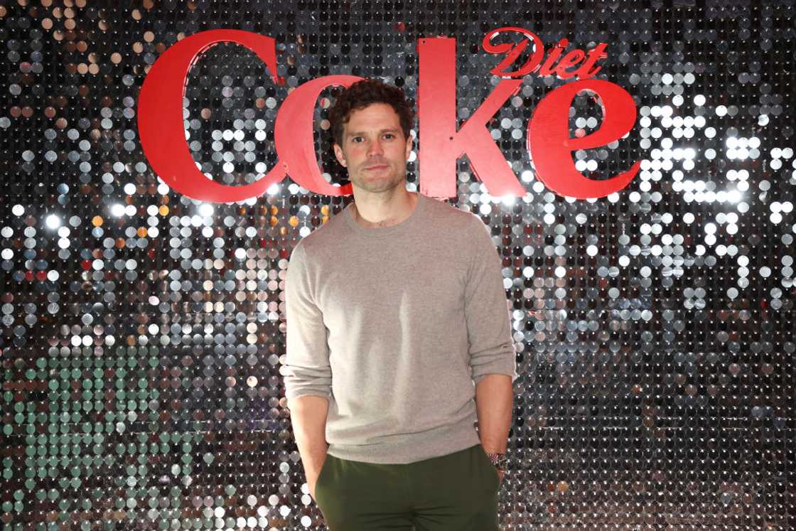 Jamie Dornan attends a rooftop party hosted by Diet Coke to celebrate the launch of "This Is My Taste" at 180 House in London, England Jamie Dornan attends a rooftop party hosted by Diet Coke to celebrate the launch of "This Is My Taste" at 180 House in London, England