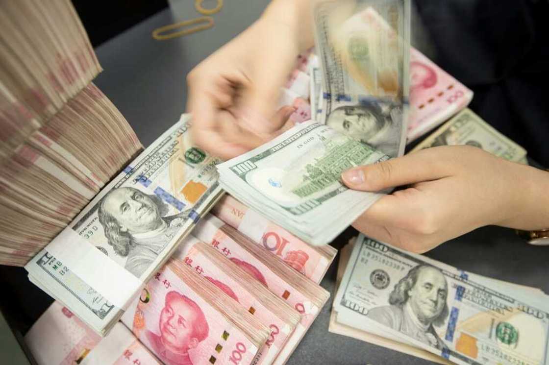 The offshore yuan has hit its lowest level against the dollar on record The offshore yuan has hit its lowest level against the dollar on record