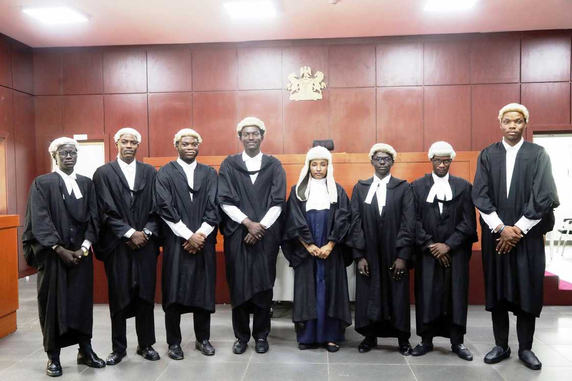 American University of Nigeria law students during graduation to become advocates American University of Nigeria law students during graduation to become advocates