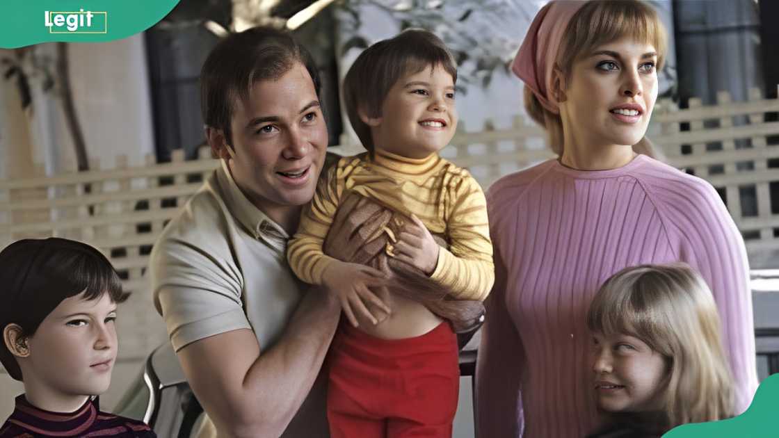 William Shatner and his family William Shatner and his family