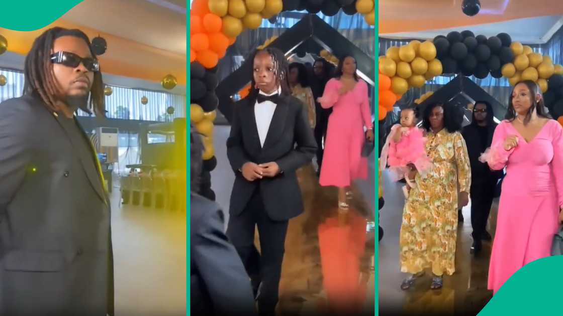 Olamide's son Batifeori Maximiliano's 10th birthday party.