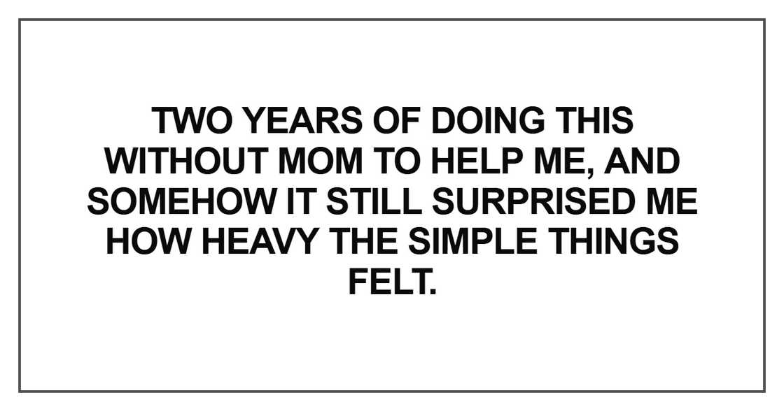 Two years of doing this without Mom Two years of doing this without Mom