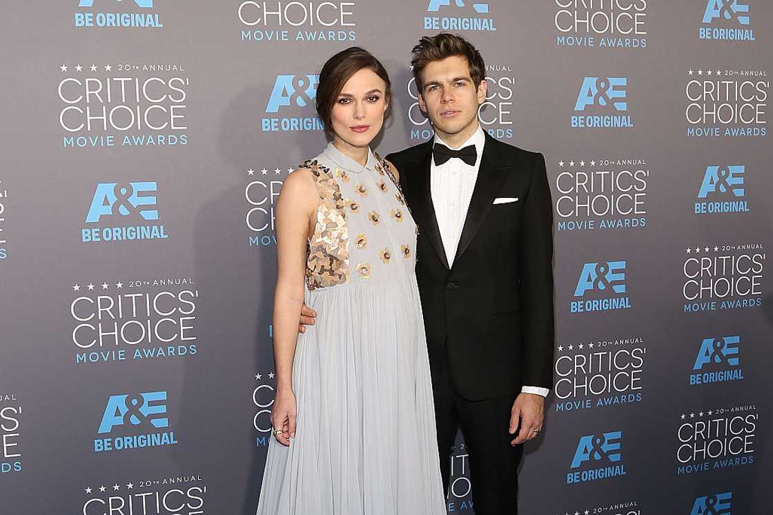 Actress Keira Knightley and husband James Righton in Los Angeles, California.